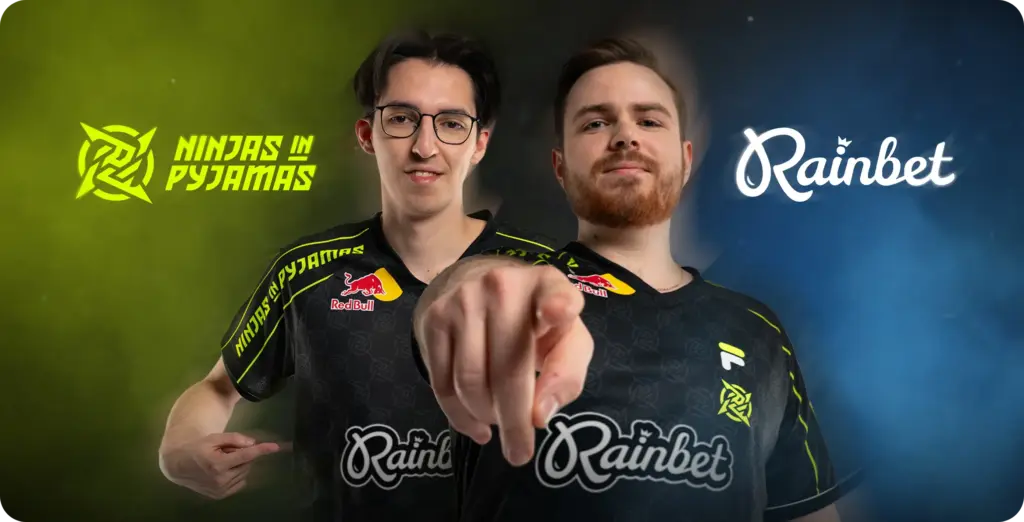 Rainbet Casino Ambassador - CS Team Ninjas in Pyjamas